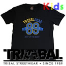 【TRIBAL】Kids半袖Tシャツ(黒)SD「89」CA