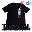 【TRIBAL】Kids半袖Tシャツ(黒)Mサイズ