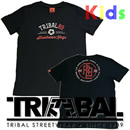【TRIBAL】Kids半袖Tシャツ(バックプリント)黒