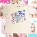 【Barbie】半袖Tシャツ☆90s Barbie(白)Lサイズ