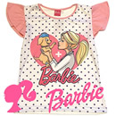 【Barbie】半袖Tシャツ☆ドット柄(白)サイズ:8