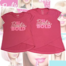 【Barbie】半袖Tシャツ☆(ピンク)BE BOLD