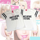 【Barbie】半袖Tシャツ☆AWES ME FUTURE(ホワイト)