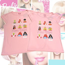 【Barbie】半袖Tシャツ☆STRONG WOMEN(ピンク)