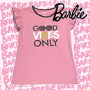【Barbie】半袖Tシャツ☆GOOD VIBES(ピンク)サイズ:8