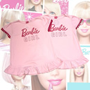 【Barbie】半袖チュニック☆Barbie GIRL(ピンク)サイズ:10
