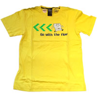 【スポンジ・ボブ】<<< BOB (Go with the flow)Tシャツ